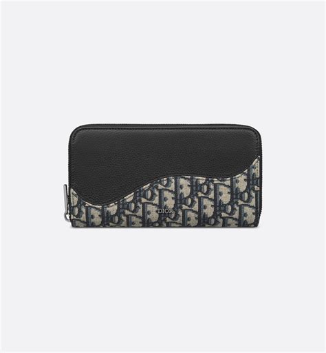 small dior oblique zipped wallet|Zipped Wallet Beige and Black Dior Oblique Jacquard.